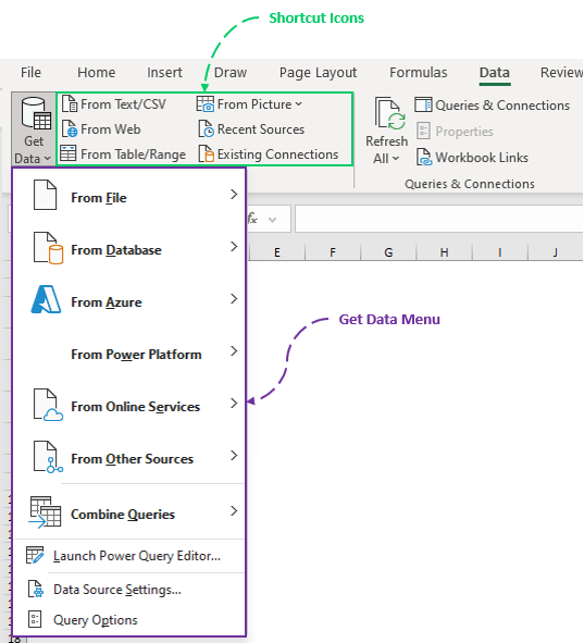 get data with power query