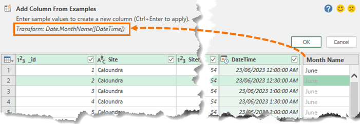 add column from examples