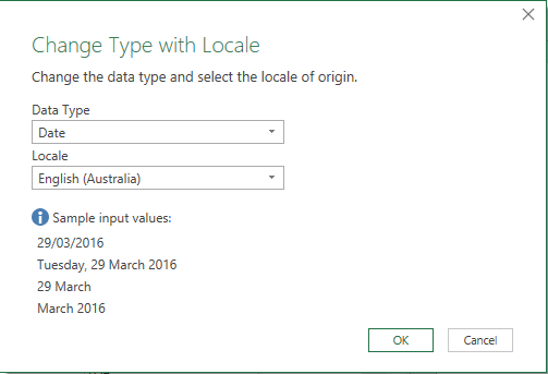 power query change type using locale dialog box