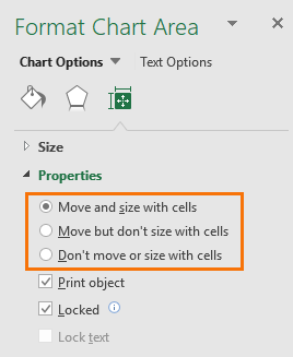 prevent charts resizing