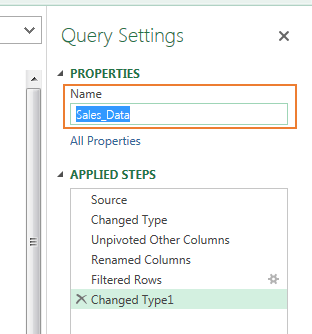 rename query