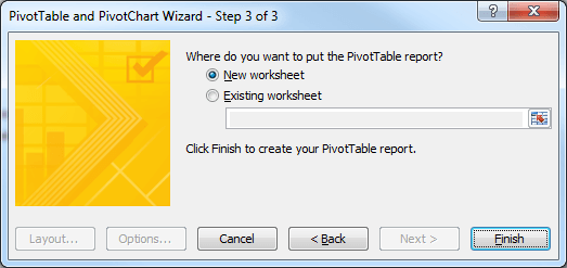 Excel Reverse PivotTable