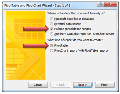 Excel Reverse PivotTable
