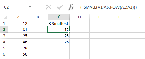 Excel ROWS and COLUMNS Functions in a array formulas