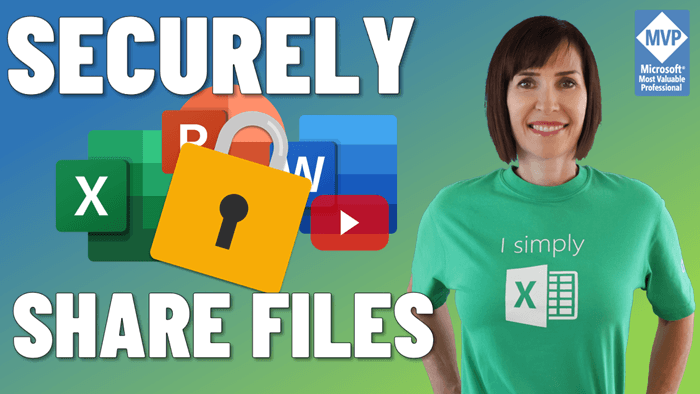 Securely share Excel Files
