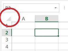 Select Entire Sheet