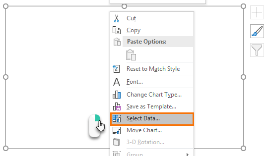 filterable scatter chart excel