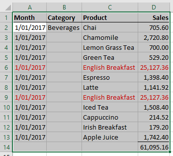 select whole table