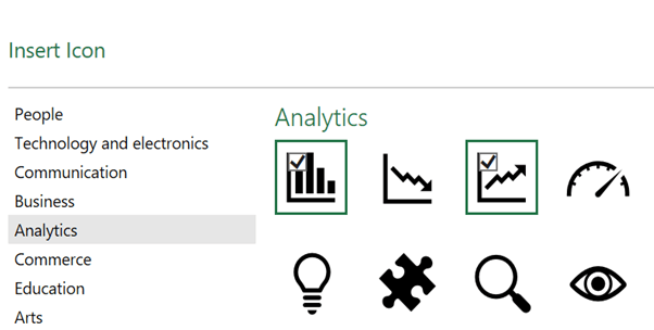 Excel Icons My Online Training Hub