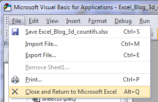 Excel Sheet Name List Macro