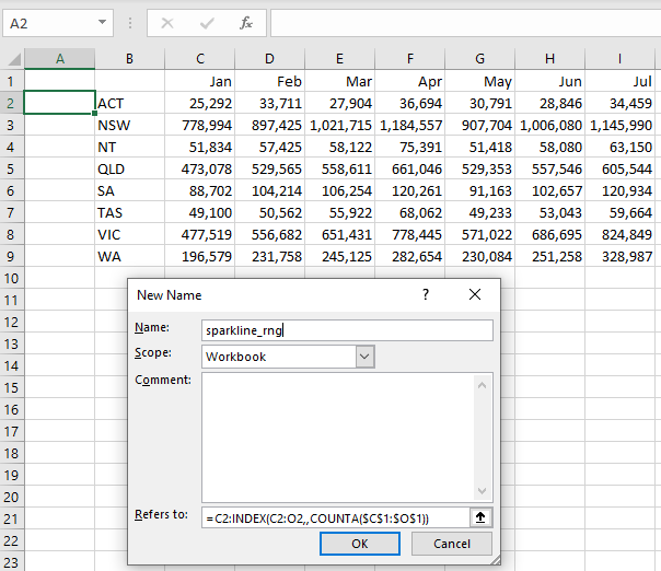 Relative Named Ranges My Online Training Hub