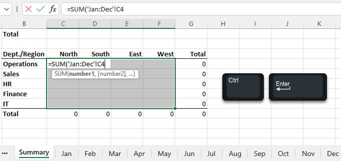 Excel Sum Function Tricks