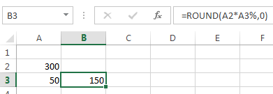 percent sign as operator