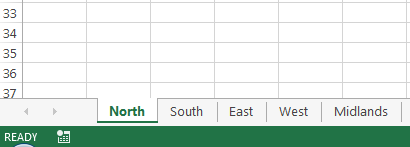 excel tabular form