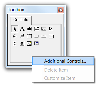 Add additional controls