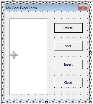 userform design