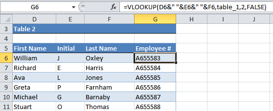 excel lookup multiple criteria